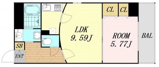 天神橋筋六丁目駅 徒歩4分 7階の物件間取画像